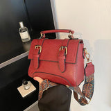 Women PU Leather Handbags Shoulder Bags Vintage Ladies Small Crossbody Bags