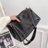 Large Capacity PU Leather Crossbody Bag for Women