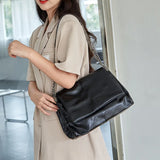 Large Capacity Women's Pu Leather Shoulder Bag Crossbody
