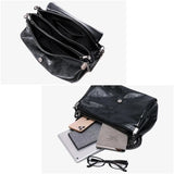 Large Capacity PU Leather Crossbody Bag for Women