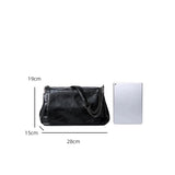 Large Capacity PU Leather Crossbody Bag for Women