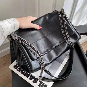 Large Capacity PU Leather Crossbody Bag for Women