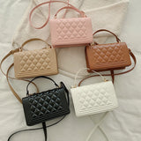 Women Pu Leather Shoulder Bag Large Capacity Crossbody Bag
