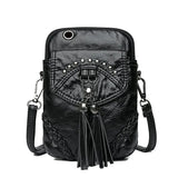 Soft Leather Women Shoulder Bag Mini Crossbody Phone Wallet