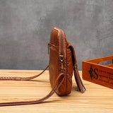 Soft Leather Women Shoulder Bag Mini Crossbody Phone Wallet