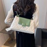 Small Chain Shoulder Bag Pu Leather Crossbody Tote Messenger Bag
