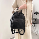 Women Small PU Leather Backpacks Ladies Shoulder Travel Bag Casual School Bags