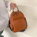 Women Small PU Leather Backpacks Ladies Shoulder Travel Bag Casual School Bags