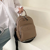 Women Small PU Leather Backpacks Ladies Shoulder Travel Bag Casual School Bags