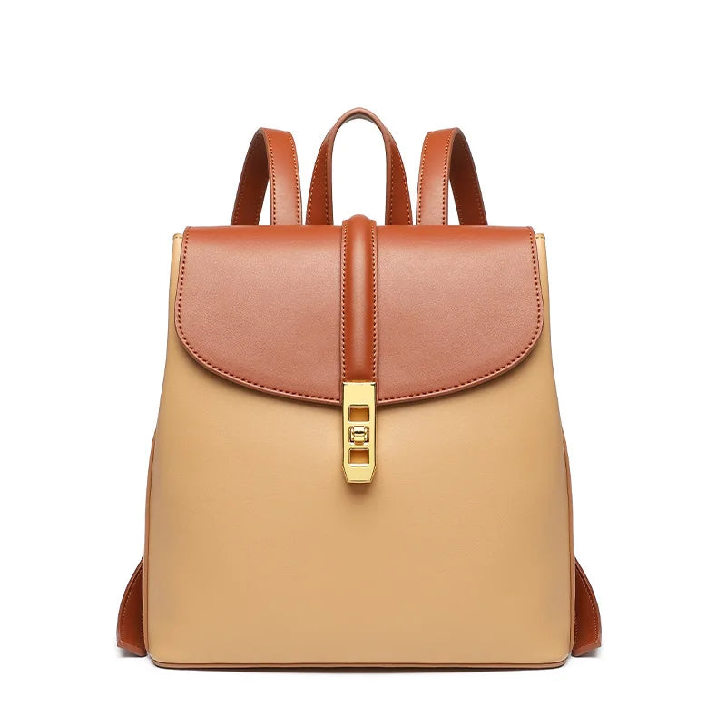 Women Small Pu Leather Backpacks Ladies Shoulder Travel Bag