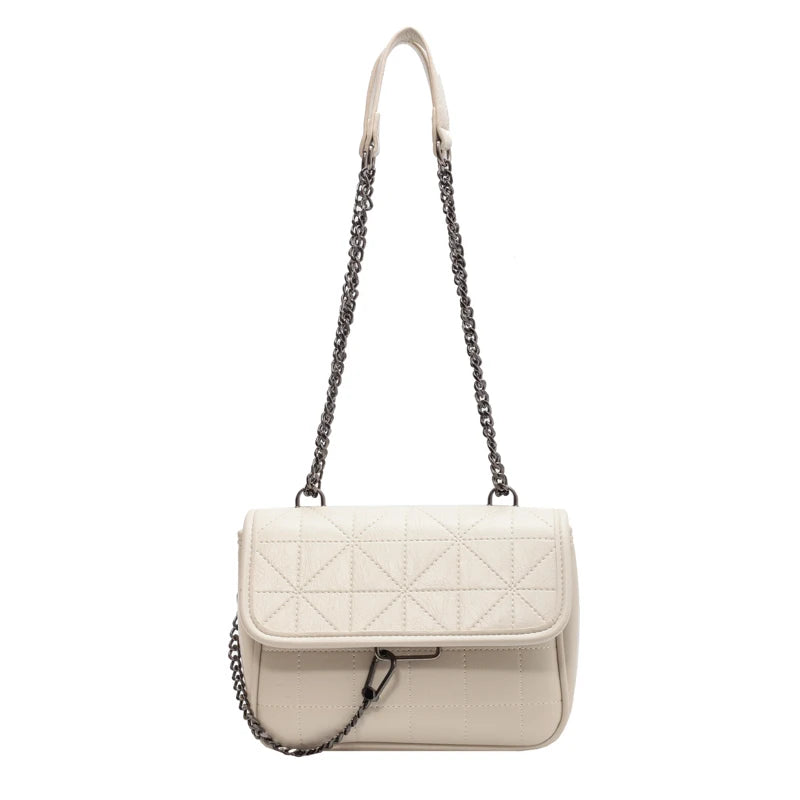 Small Pu Leather Chain Shoulder Bag Female Tote Crossbody Bags