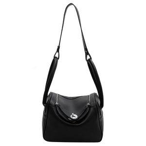 Women Small Pu Leather Shoulder Saddle Crossbody Bag Handbag