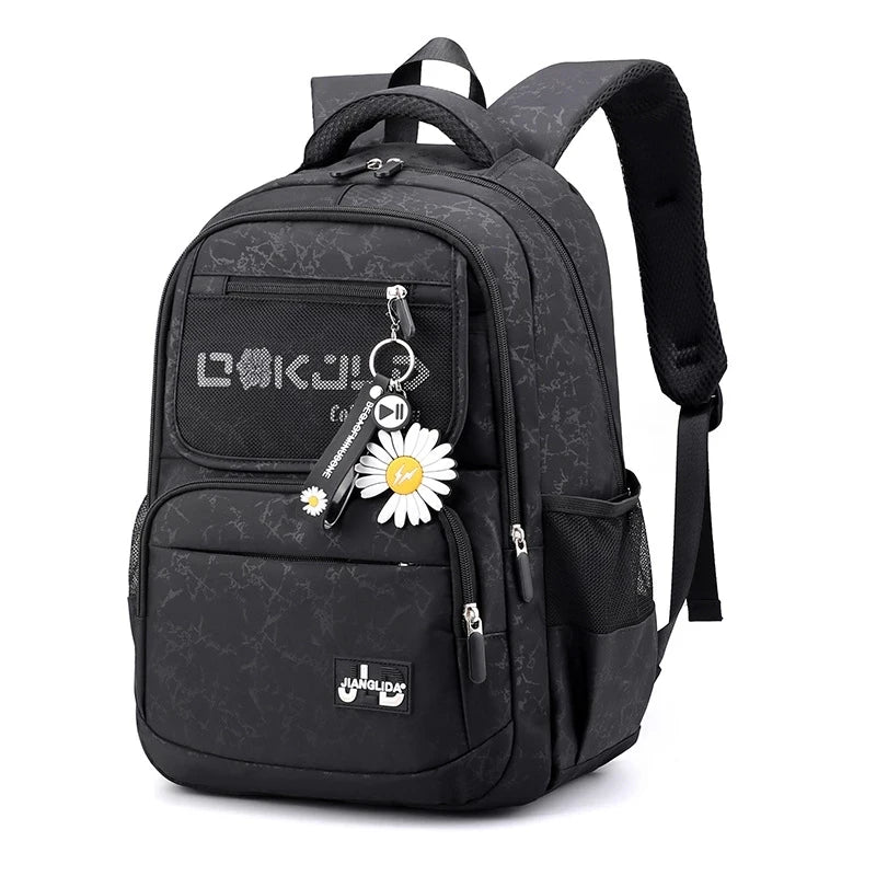 High Women Student Schoolbag Travel Big Capacity Nylon Mochila Laptop Backpack