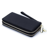 RFID Anti-theft Leather Women's Wallet Zipper Clutch Bag