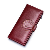 High Women Wallet RFID Blocking Purse Leather Long Lady Wallet Coin Purse