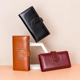 High Women Wallet RFID Blocking Purse Leather Long Lady Wallet Coin Purse