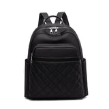 Waterproof Mini Backpack for Women Solid Color Travel Bag