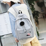 Women's Canvas Backpack School Bag for Girls Rucksack Backpacks School Bags