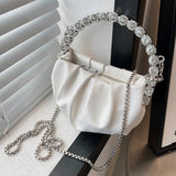 High Women's Mini Bag Summer Ins Mini Diamond Chain Messenger Bag