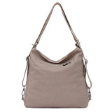 Waterproof Women's Shoulder Bag Multi-function CrossBody Bag