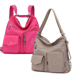 Waterproof Women's Shoulder Bag Multi-function CrossBody Bag