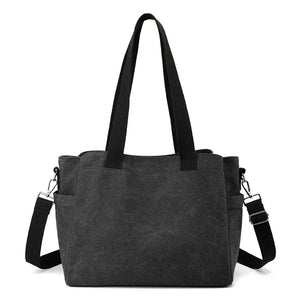 Women's Shoulder Bag Crossbody Top-Handle Leisure Handbag Canvas Tote