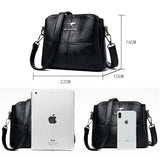 Women's Soft Leather Shoulder Bag Messenger Bag