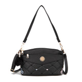Women's Soft Leather Shoulder Bags Multi-Layer Classic Crossbody Handbag