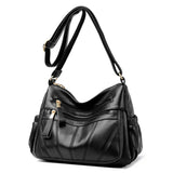 Soft Leather Shoulder Bag Classic Crossbody Handbag