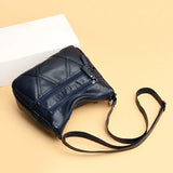 Women's Leather Shoulder Bag Multi-Layer Classic Crossbody Handbag