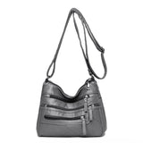 Classic Shoulder Bag Soft Leather Crossbody Handbag