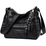 Classic Shoulder Bag Soft Leather Crossbody Handbag
