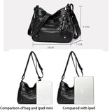 Women's Leather Shoulder Bag Classic Crossbody Handbag and Purse