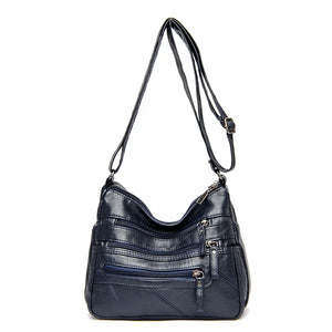 Classic Shoulder Bag Soft Leather Crossbody Handbag