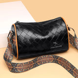 High Women's Soft Pu Leather Shoulder Bags Stone Pattern Crossbody Bag