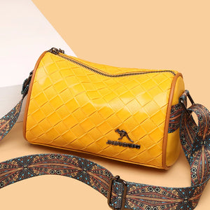 High Women's Soft Pu Leather Shoulder Bags Stone Pattern Crossbody Bag