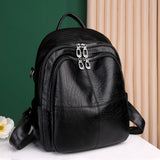 Fashionable PU Leather Backpack for Girls School Bag