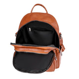 Fashionable PU Leather Backpack for Girls School Bag