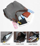 Canvas Shoulder Bag Women Casual Summer Tote Handbag Big Capacity Messenger Bag
