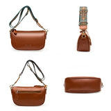 Oil Wax Leather Shoulder Bag for Women Crossbody Handbag