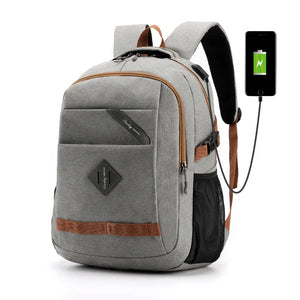 Teen Boys Travel Backpack Large School Bag with USB Charge