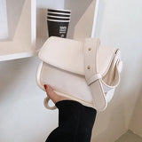 High Sense Leather Small Bag Female Autumn Winter Retro Messenger Bag