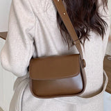 High Sense Leather Small Bag Female Autumn Winter Retro Messenger Bag