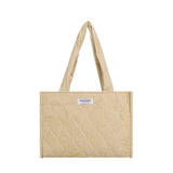 Corduroy Shoulder Crossbody Bag for Women Shopper Shopping Bag Ladies Handbags