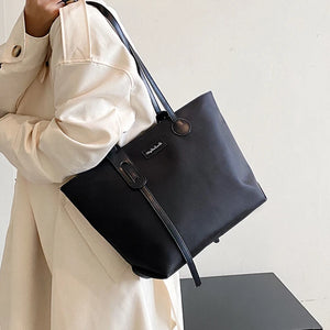 Waterproof Nylon Cloth Tote Bag Single-shoulder Handbag