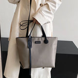 Waterproof Nylon Cloth Tote Bag Single-shoulder Handbag