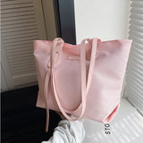 Waterproof Nylon Cloth Tote Bag Single-shoulder Handbag