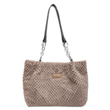 Soft Plush Handbag for Women Large Shopper Bag Ladies Tote Winter