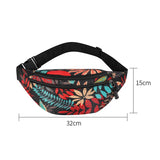 Large Capacity Waist Bag Sling Pack Phone Belt Pouch