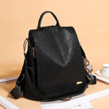 High Cap. Women Oxford Backpack Sequin School Teen Girls Travel Shoulder Bag